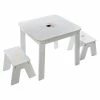Ensemble Table + 2 Tabourets Enfant Blanc Doré Dream Atmosphera 1 Ensemble Table + 2 Tabourets Enfant Blanc Doré Dream Atmosphera -Ledepot Soldes Magasin ensemble table 2 tabourets enfant blanc dore dream atmosphera