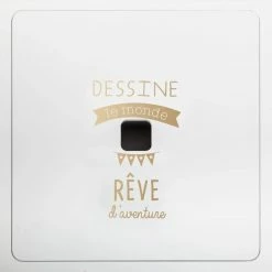 Ensemble Table + 2 Tabourets Enfant Blanc Doré Dream Atmosphera -Ledepot Soldes Magasin ensemble table 2 tabourets enfant blanc dore dream atmosphera 4