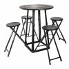 Ensemble Table Haute Et 4 Tabourets Ext Atmosphera -Ledepot Soldes Magasin ensemble table haute et 4 tabourets ext atmosphera