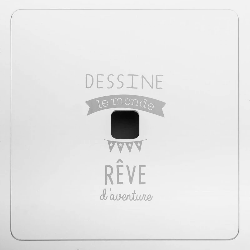 Ensemble Table + 2 Tabourets Enfant Blanc Gris Dream Atmosphera 8 Ensemble Table + 2 Tabourets Enfant Blanc Gris Dream Atmosphera – Image 6