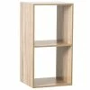 Etagère 2 Cases Mix Naturel 5Five 1 Etagère 2 Cases Mix Naturel 5Five -Ledepot Soldes Magasin etagere 2 cases mix modul naturel 5five