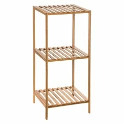 Etagère 4 Niveaux Salle Bain Varia Naturel Bambou -Ledepot Soldes Magasin etagere 4 niveaux salle bain varia naturel bambou 3