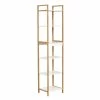 Etagère 6 Niveaux H180 Cm Bambou Nuovo