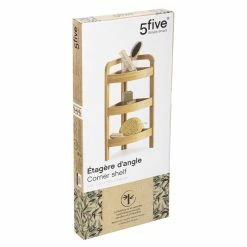 Étagère Angle 3 Niveaux En Bambou Petit Modèle -Ledepot Soldes Magasin etagere angle 3 niveaux en bambou petit modele 2