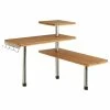 Etagère D'angle 3 Niveaux Bambou Et Inox 5Five 1 Etagère D'angle 3 Niveaux Bambou Et Inox 5Five -Ledepot Soldes Magasin etagere d angle 3 niveaux bambou et inox 5five