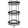 Etagère D'angle 3 Niveaux Métal Noir Mayaj 5Five -Ledepot Soldes Magasin etagere d angle 3 niveaux metal noir mayaj 5five
