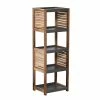 Etagère De Salle De Bain 5 Niveaux H108 Cm En Acacia 1 Etagère De Salle De Bain 5 Niveaux H108 Cm En Acacia -Ledepot Soldes Magasin etagere de salle de bain 5 niveaux en acacia