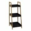 Etagère Inclinée 3 Niveaux Noir Natureo 5Five -Ledepot Soldes Magasin etagere inclinee 3 niveaux noir natureo 5five
