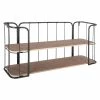 Etagère Métal Murale Jordi 2 Niveaux Atmosphera -Ledepot Soldes Magasin etagere metal murale jordi 2 niveaux atmosphera
