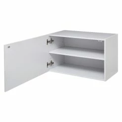 Etagère Murale 2 Niveaux + Porte 57x30 Blanc Fixup 5Five