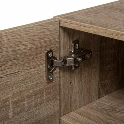 Etagère Murale 2 Niveaux + Porte Naturel Fixup 5Five -Ledepot Soldes Magasin etagere murale deux niveaux porte naturel fixup 5five 3