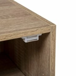 Etagère Murale 2 Niveaux + Porte Naturel Fixup 5Five -Ledepot Soldes Magasin etagere murale deux niveaux porte naturel fixup 5five 4