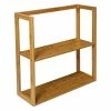 Etagère Murale 2 Niveaux Bambou 5Five 2 Etagère Murale 2 Niveaux Bambou 5Five -Ledepot Soldes Magasin etagere murale niveaux bambou 5five