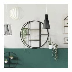 Etagère Murale Ronde Torof D78 Atmosphera -Ledepot Soldes Magasin etagere murale ronde torof atmosphera 4