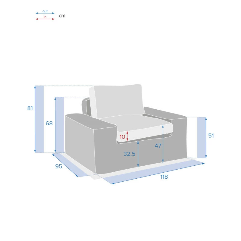 Fauteuil De Salon De Jardin Savinia Coloris Tahini Hespéride 6 Fauteuil De Salon De Jardin Savinia Coloris Tahini Hespéride – Image 4