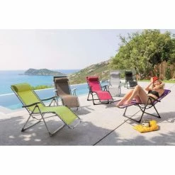 Fauteuil Détente D'extérieur Hespéride Silos Gris Galet -Ledepot Soldes Magasin fauteuil detente d exterieur hesperide silos gris galet 5