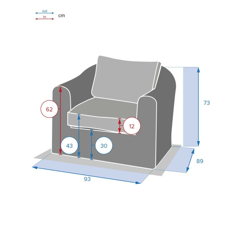 Fauteuil Détente Moorea Savana Hespéride 7 Fauteuil Détente Moorea Savana Hespéride – Image 5