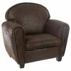 Fauteuil Enfant Coloris Vieux Cuir Atmosphera -Ledepot Soldes Magasin fauteuil enfant coloris vieux cuir atmosphera