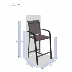 Fauteuil Haut Essentia Anthracite Et Graphite Hespéride 9 Fauteuil Haut Essentia Anthracite Et Graphite Hespéride -Ledepot Soldes Magasin fauteuil haut essentia anthracite et graphite hesperide 3