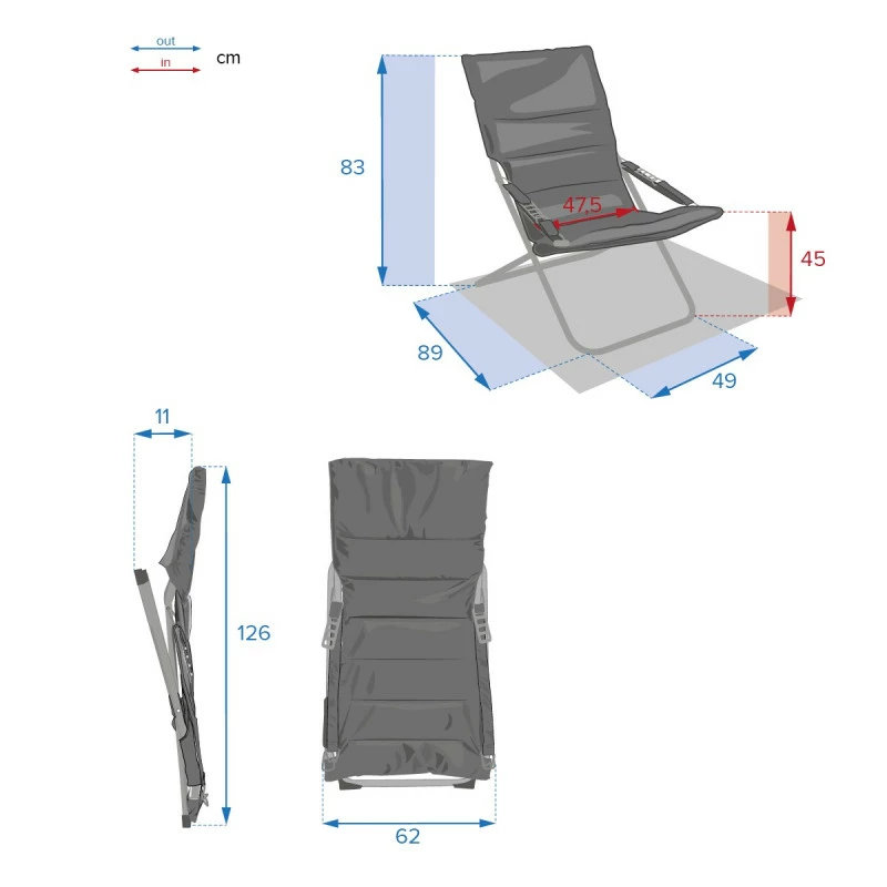 Fauteuil Relax Milos Grenade Hespéride 6 Fauteuil Relax Milos Grenade Hespéride – Image 4