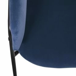 Fauteuil Velours Bleu Siron Atmosphera -Ledepot Soldes Magasin fauteuil velours bleu atmosphera 2