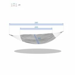 Hamac 150x307 Yaqui Bleu Canard Hespéride -Ledepot Soldes Magasin hamac 150x307 yaqui bleu canard hesperide 1 2