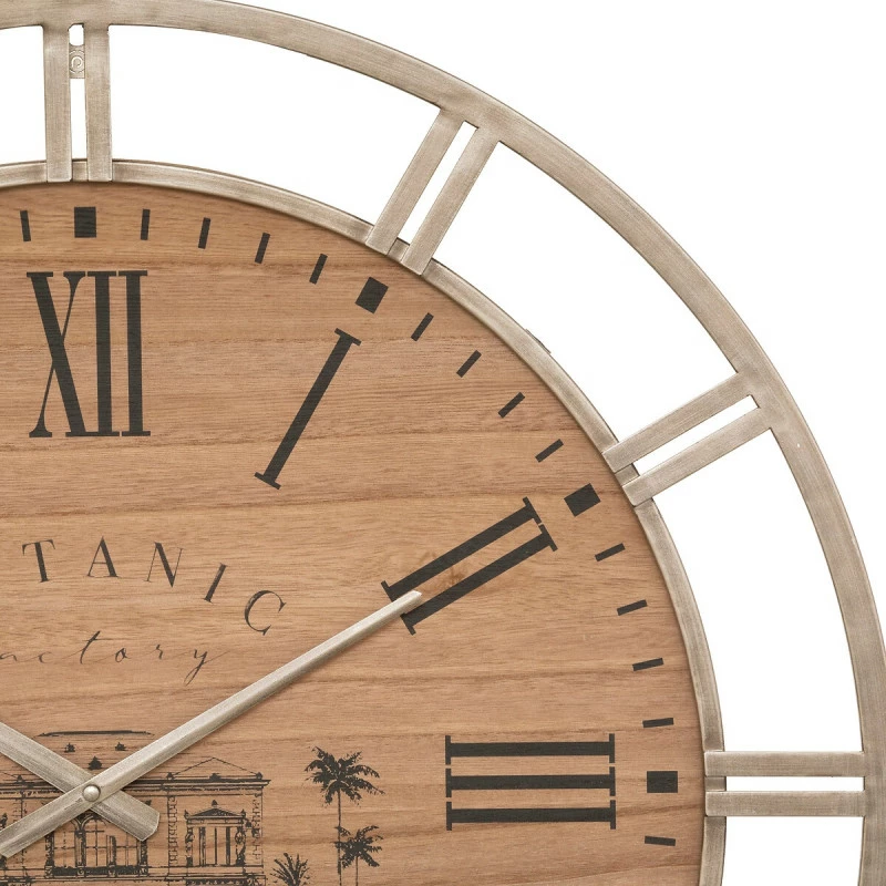 Horloge 70 Cm Métal Et Bois Bota Atmosphera 4 Horloge 70 Cm Métal Et Bois Bota Atmosphera – Image 2