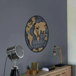 Horloge 90cm Monde Jay Atmosphera -Ledepot Soldes Magasin horloge 90cm monde jay atmosphera 3