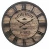 Horloge D80 Métal Et Bois Oscar Atmosphera -Ledepot Soldes Magasin horloge d80 metal et bois oscar atmosphera