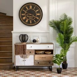 Horloge En Bois D77 Aedan Atmosphera -Ledepot Soldes Magasin horloge en bois d77 aedan atmosphera 2