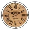 Horloge Métal Et Bois D58 Colonial Atmosphera