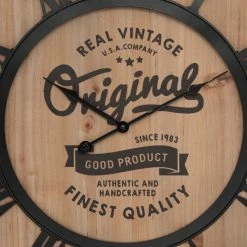 Horloge Métal Et Bois Pouli D58 Atmosphera -Ledepot Soldes Magasin horloge metal et bois pouli d58 atmosphera 3