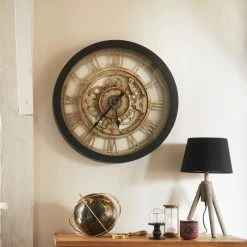 Horloge Style Mécanique 60 Cm Atmosphera -Ledepot Soldes Magasin horloge style mecanique 60 cm atmosphera 4