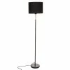 Lampadaire Droit Jule Noir Et Doré Atmosphera -Ledepot Soldes Magasin lampadaire droit jule noir et dore atmosphera