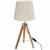 Lampe à Poser Bambou Trépied Runo Atmosphera -Ledepot Soldes Magasin lampe a poser bambou trepied runo atmosphera