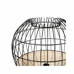 Lampe à Poser Calypso Boule Rotin Et Métal Ostaria -Ledepot Soldes Magasin lampe a poser calypso boule rotin et metal ostaria 2