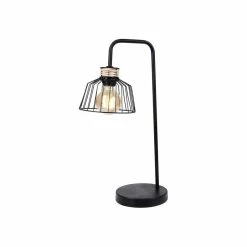 Ledepot Soldes Magasin -Ledepot Soldes Magasin lampe a poser filaire metal et rotin lady ostaria 1