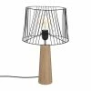 Lampe En Bois Et Métal H46 Joe Atmosphera