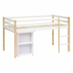 Lit Combi Bureau Enfant Pin Blanc Atmosphera 9 Lit Combi Bureau Enfant Pin Blanc Atmosphera -Ledepot Soldes Magasin lit combi bureau enfant pin blanc atmosphera 2