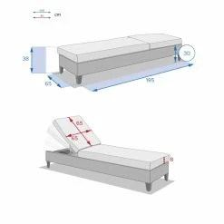 Lit Piscine Malta Terre Ombre Hespéride -Ledepot Soldes Magasin lit piscine malta terre ombre hesperide 7