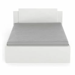Demeyere Lit Double 140x190/200 Life Blanc -Ledepot Soldes Magasin lit simple 90 x 190200 life blanc 4