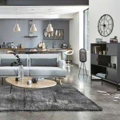 Tabouret De Bar Sasha Blanc Atmosphera -Ledepot Soldes Magasin lot 2 tabourets de bar sasha blanc 3