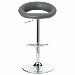 Tabouret De Bar Sasha Gris Atmosphera 7 Tabouret De Bar Sasha Gris Atmosphera -Ledepot Soldes Magasin lot 2 tabourets de bar sasha gris 2