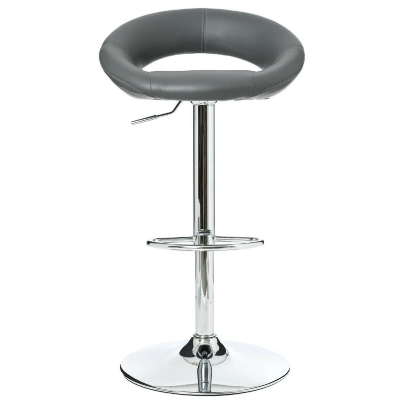 Tabouret De Bar Sasha Gris Atmosphera 5 Tabouret De Bar Sasha Gris Atmosphera – Image 3