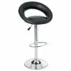 Tabouret De Bar Sasha Noir Atmosphera -Ledepot Soldes Magasin lot 2 tabourets de bar sasha noir