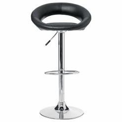 Tabouret De Bar Sasha Noir Atmosphera -Ledepot Soldes Magasin lot 2 tabourets de bar sasha noir 2