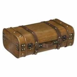 Lot De 2 Malles En Bois Atmosphera -Ledepot Soldes Magasin lot de 2 malles en bois atmosphera 2