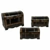 Lot De 3 Malles British Bois Atmosphera