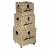 Lot De 3 Malles Carrés Bois Wild Atmosphera 1 Lot De 3 Malles Carrés Bois Wild Atmosphera -Ledepot Soldes Magasin lot de 3 malles carres bois wild atmosphera