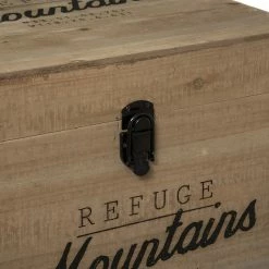 Lot De 3 Malles Carrés Bois Wild Atmosphera 11 Lot De 3 Malles Carrés Bois Wild Atmosphera -Ledepot Soldes Magasin lot de 3 malles carres bois wild atmosphera 3